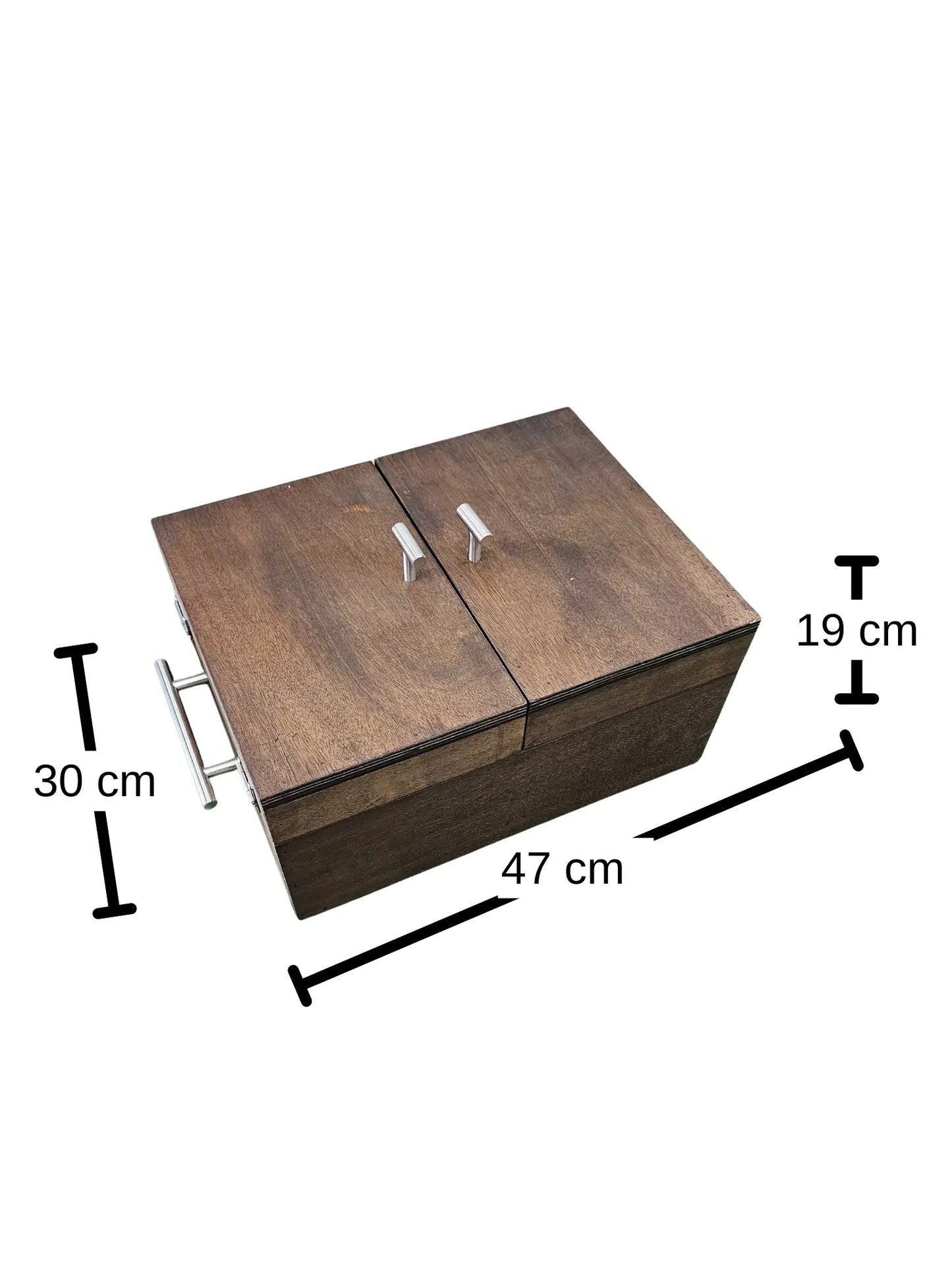 Caja de Okume de Doble Apertura