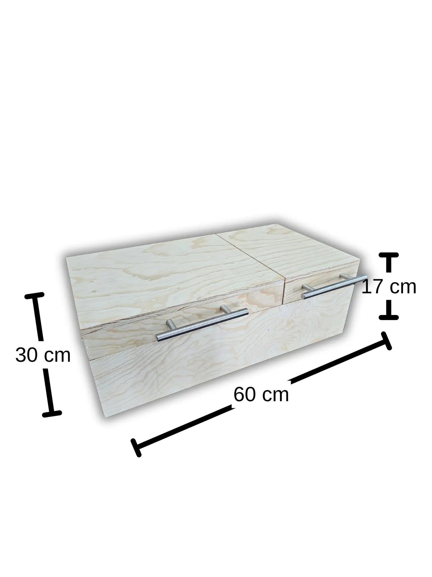 Caja Mega de Pino Natural