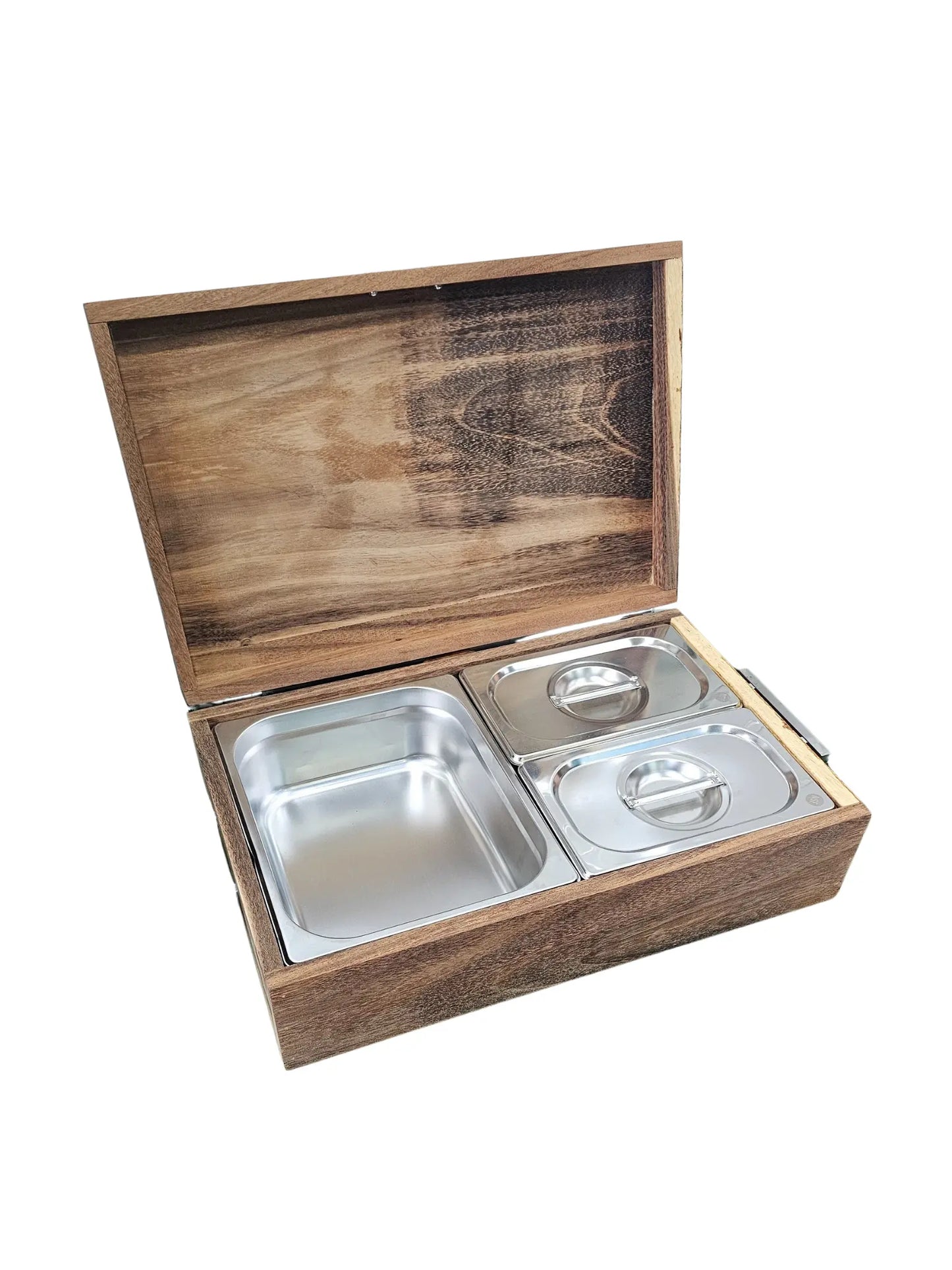 Caja de Parota Sólida para Eventos