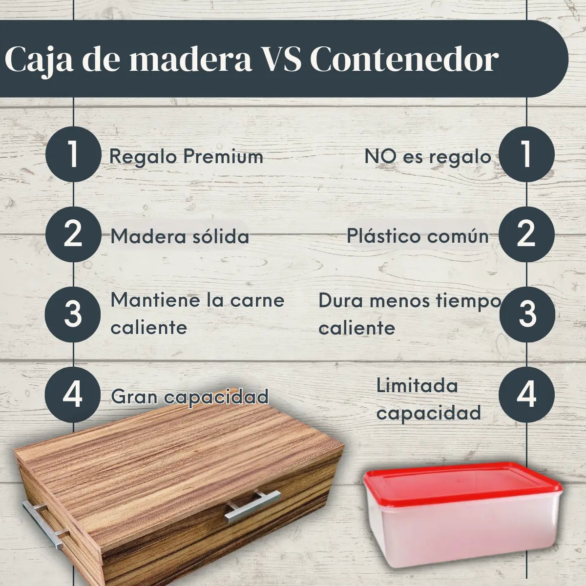 Caja Parota Inserto Completo