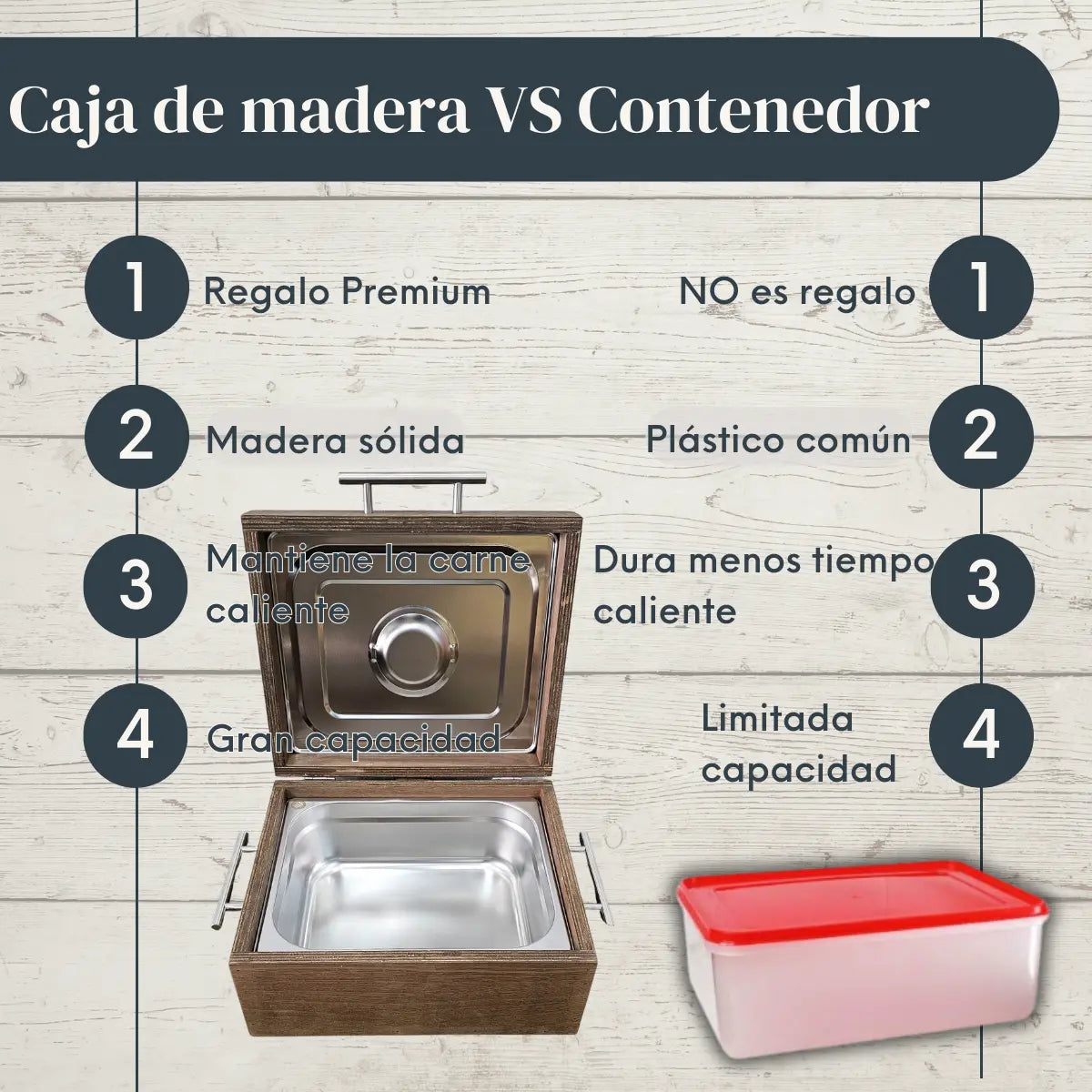 Caja de Madera de Okume en Kit