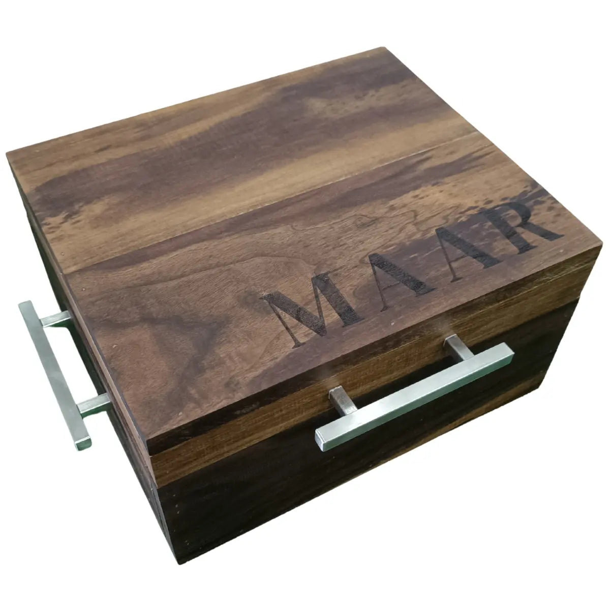 Caja de Madera de Nogal para Carne Asada sin Tabla de Picar | RKHome