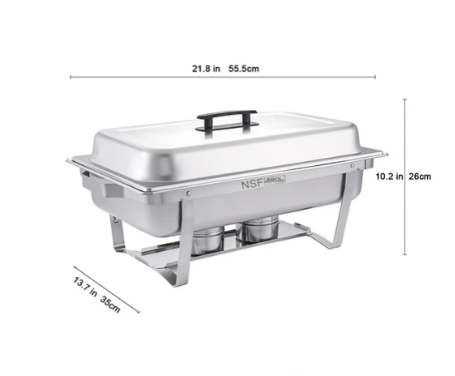 Chafer Bufetera AROL Plegable Completo con 1 Inserto 1/1 | 7.6 Lts NSF