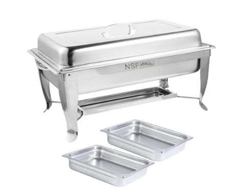Chafer Bufetera AROL Plegable Reforzado con 2 Insertos 1/2 | 9.5 Lts NSF