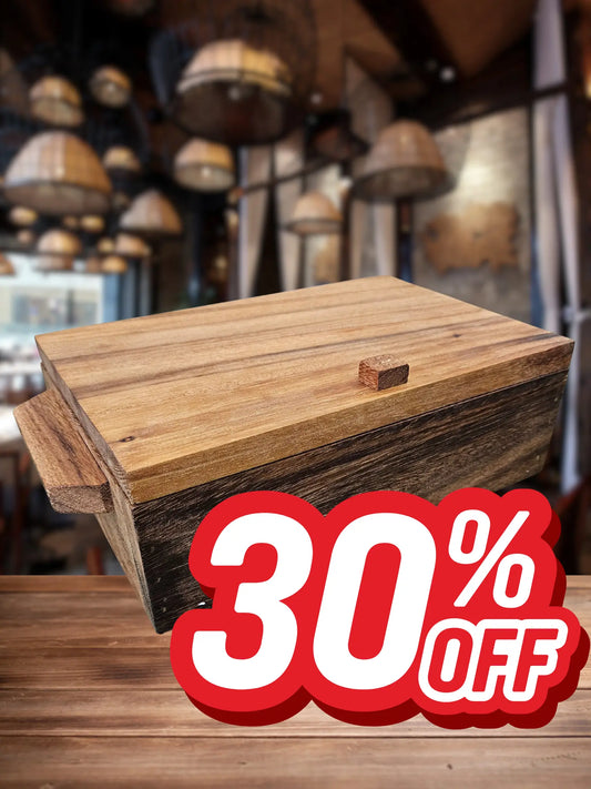 Caja de Parota para Restaurantes