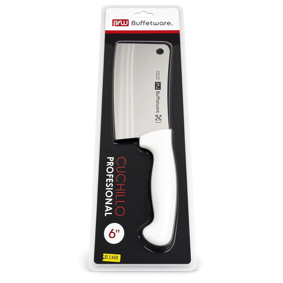 Hacha 6" Mango Plástico Uso Rudo | Para Carne Asada | RKhome