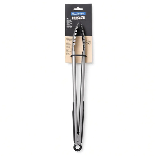Pinza para Carne Tramontina Churrasco Black | Acero + Goma Negra