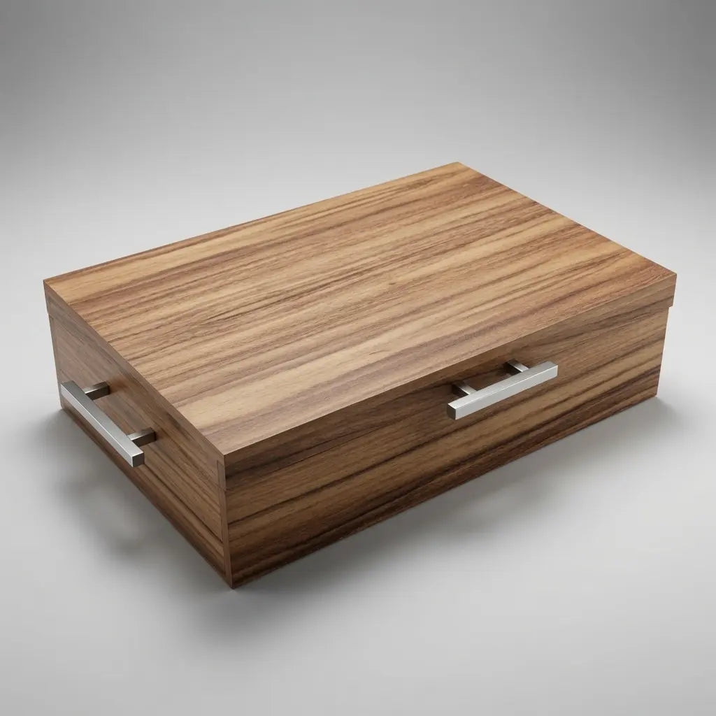 Caja de Parota Enchapada con Inserto Completo | Grabado Láser Incluido | RKhome