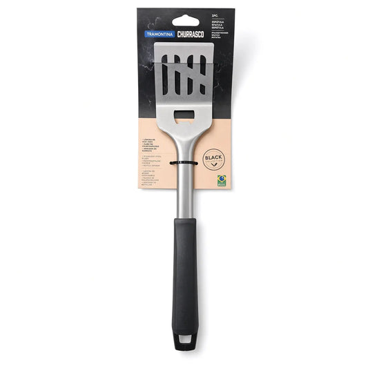 Espátula Tramontina Churrasco Black | Acero Inoxidable + Destapador