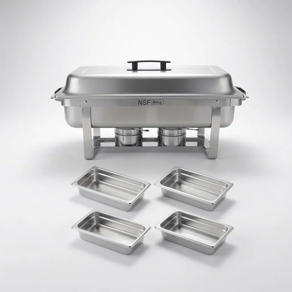 Chafer Bufetera AROL Plegable 4 Insertos 1/4 | 9.5 Litros NSF | RKhome