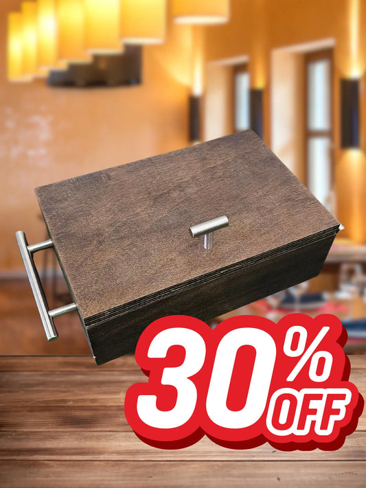 Mini Caja de Okume para Restaurantes