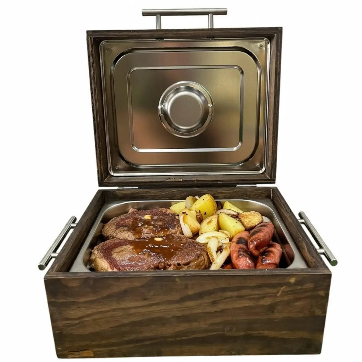 Caja de Pino Veteado