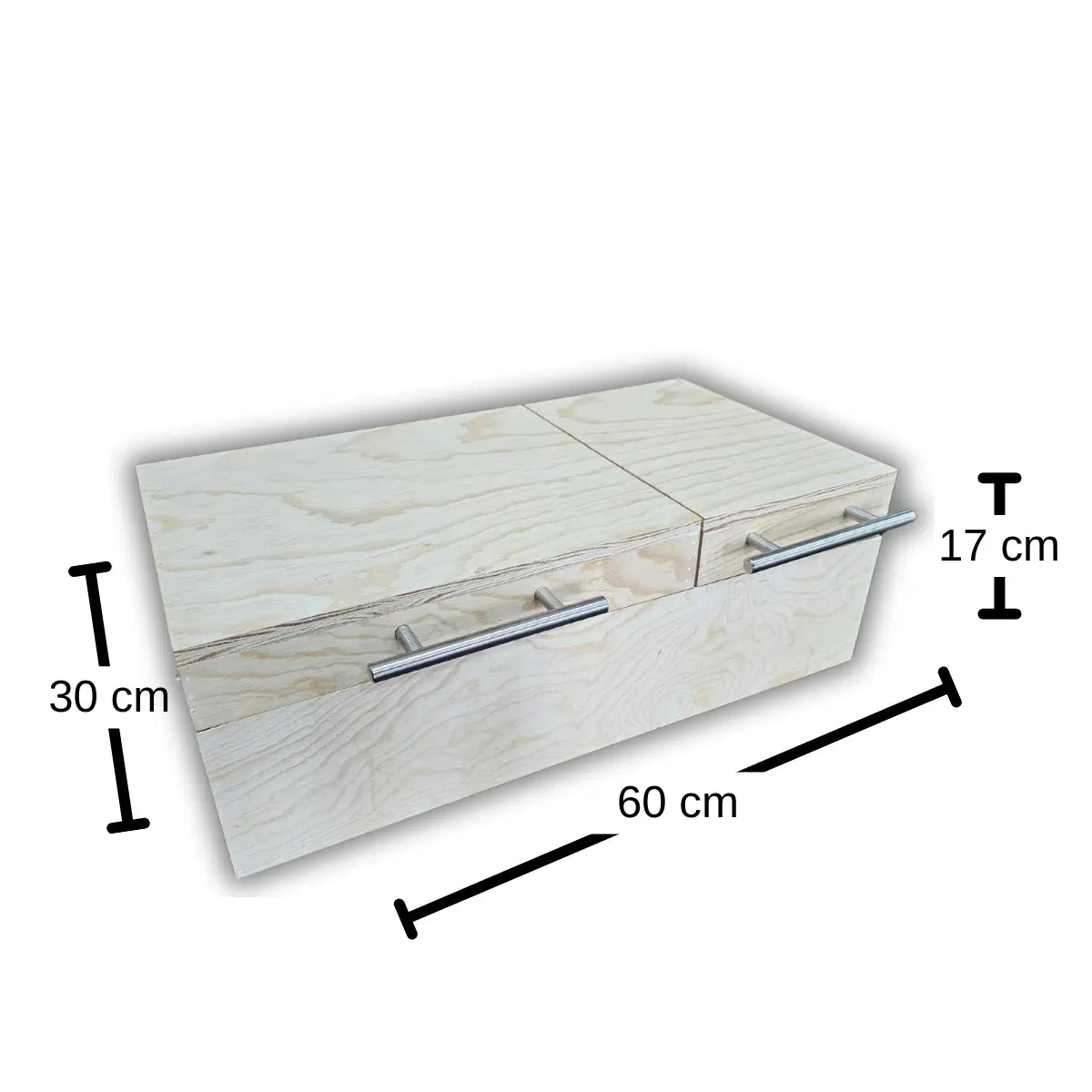 Caja Mega de Pino Natural