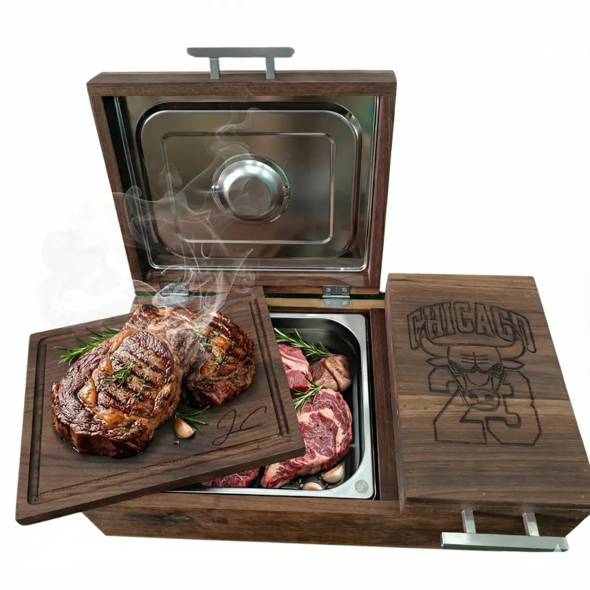 Caja Mega de Madera de Nogal