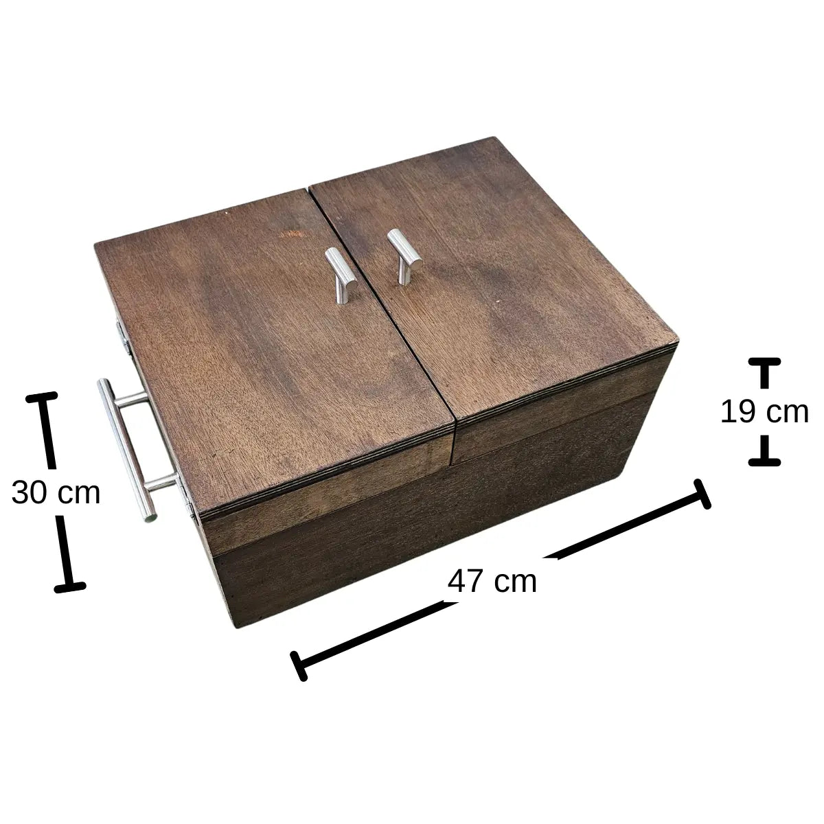 Caja de Okume de Doble Apertura