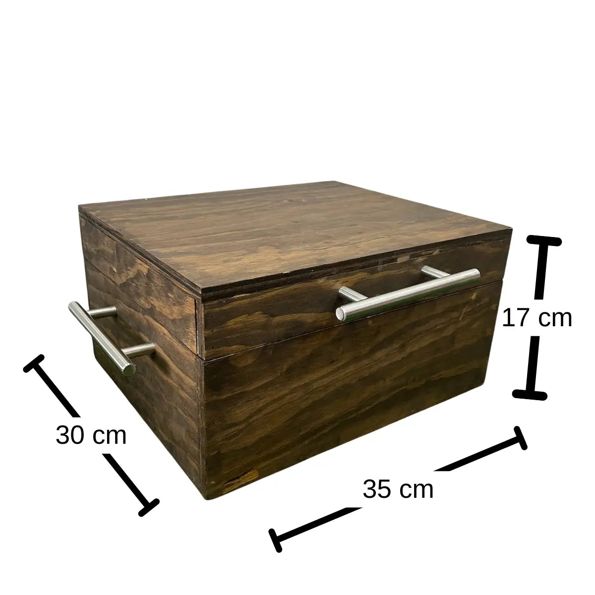 Caja de Pino Veteado