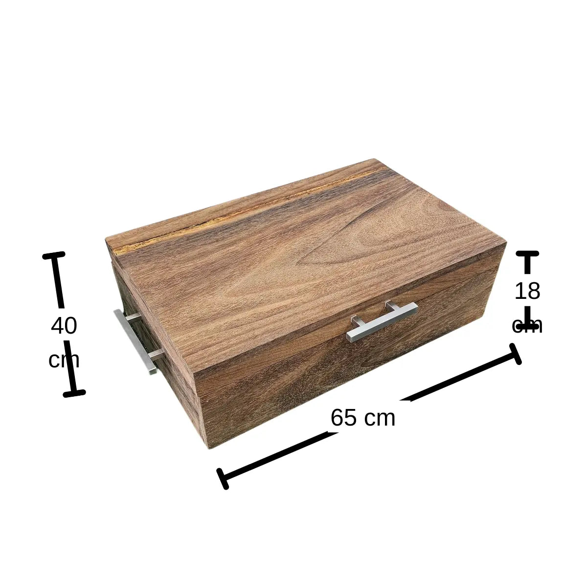 Caja de Parota Sólida para Eventos