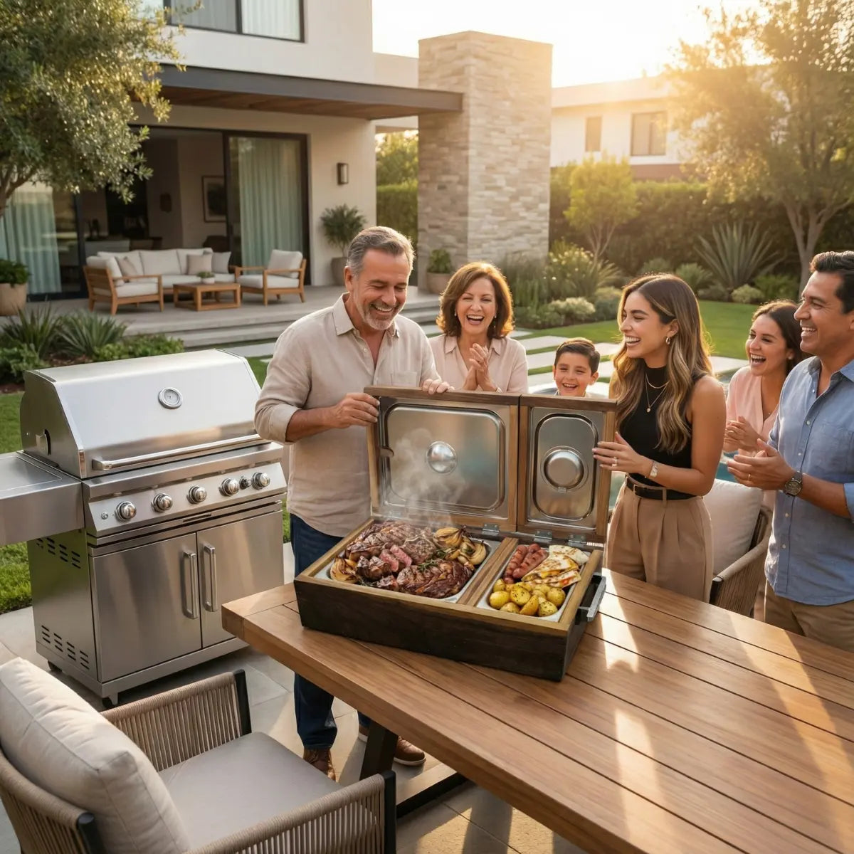 Caja Mega de Madera de Nogal