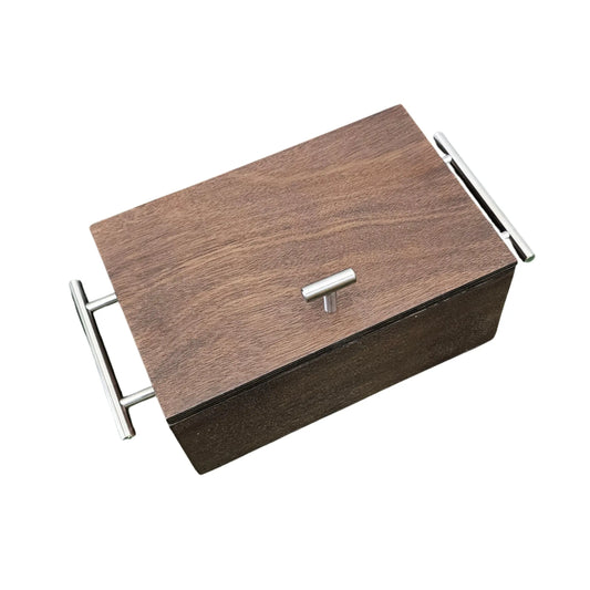Caja de Okume para Restaurantes y Hoteles | Inserto de Acero Inoxidable | RKhome