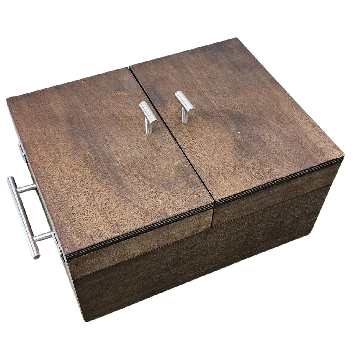 Caja de Okume de Doble Apertura