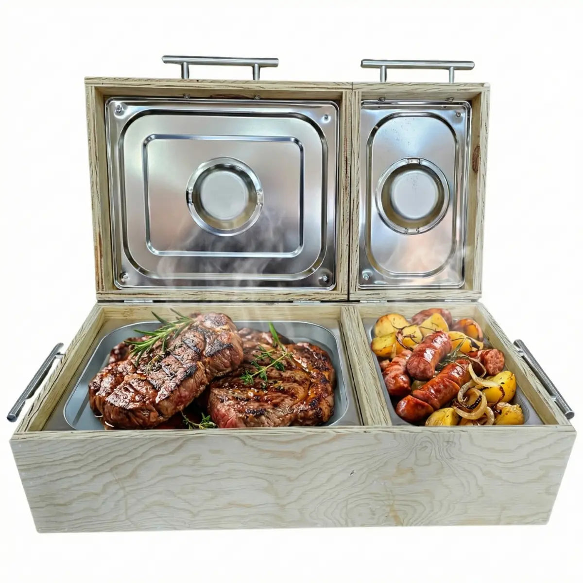 Caja Mega de Pino Natural