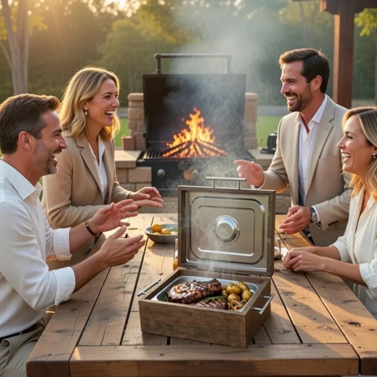 Caja de Okume Sencilla