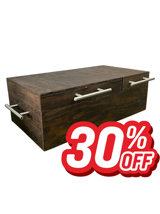 Caja Mega de Pino Veteado