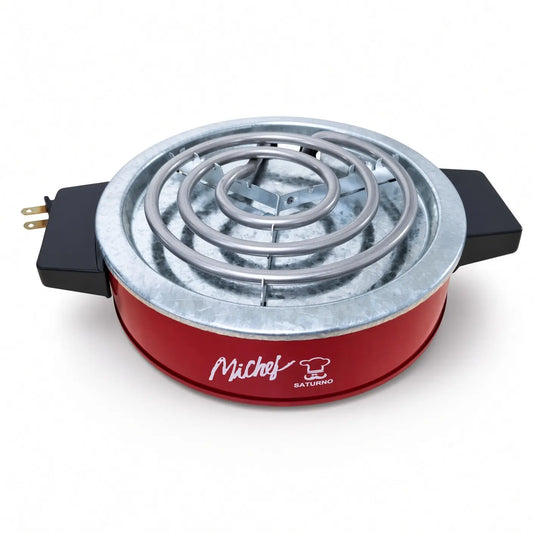Parrilla Eléctrica Portátil Michef Saturno – 1 Quemador Redonda
